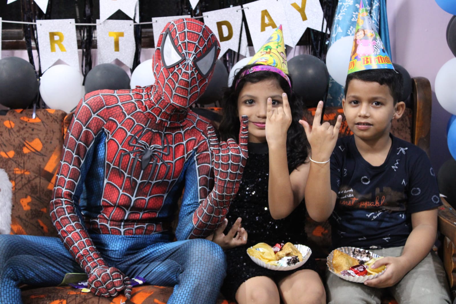Spider Man Mascot Party