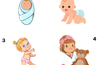 Four stages of early child development