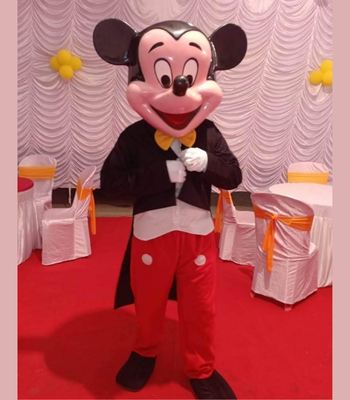 Mickey mouse mascot for birthday party event